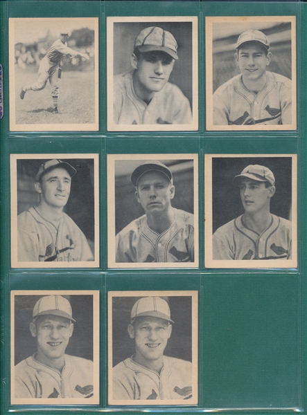 1939 Play Ball Lot of (8) St. Louis Cardinals W/ #19 Paul Dean
