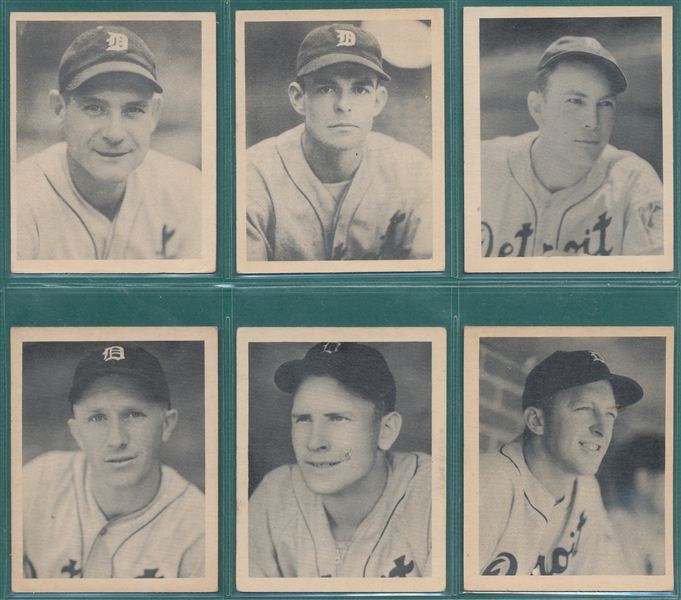 1939 Play Ball Lot of (10) Tigers
