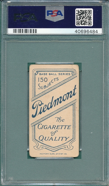 1909-1911 T206 Conroy, Fielding, Piedmont Cigarettes PSA 2