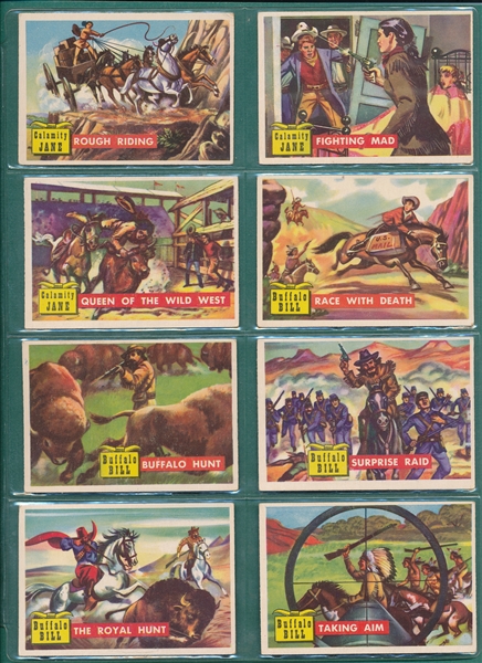 1956 Topps Round-Up Lot of (42) W/ Geronimo