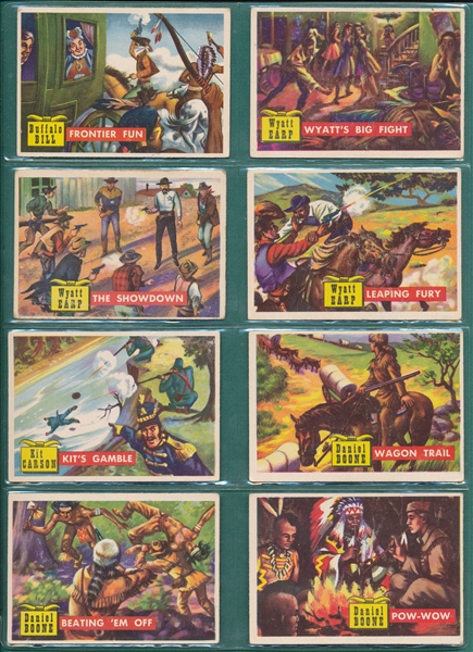 1956 Topps Round-Up Lot of (42) W/ Geronimo