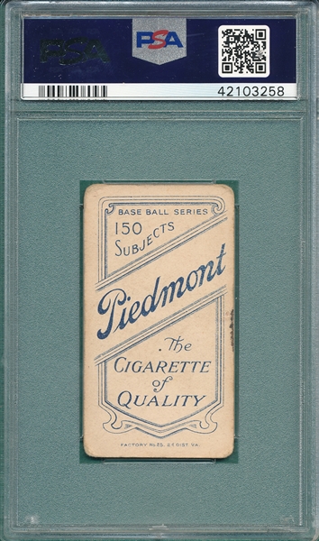 1909-1911 T206 Chase, Pink, Piedmont Cigarettes PSA 1.5