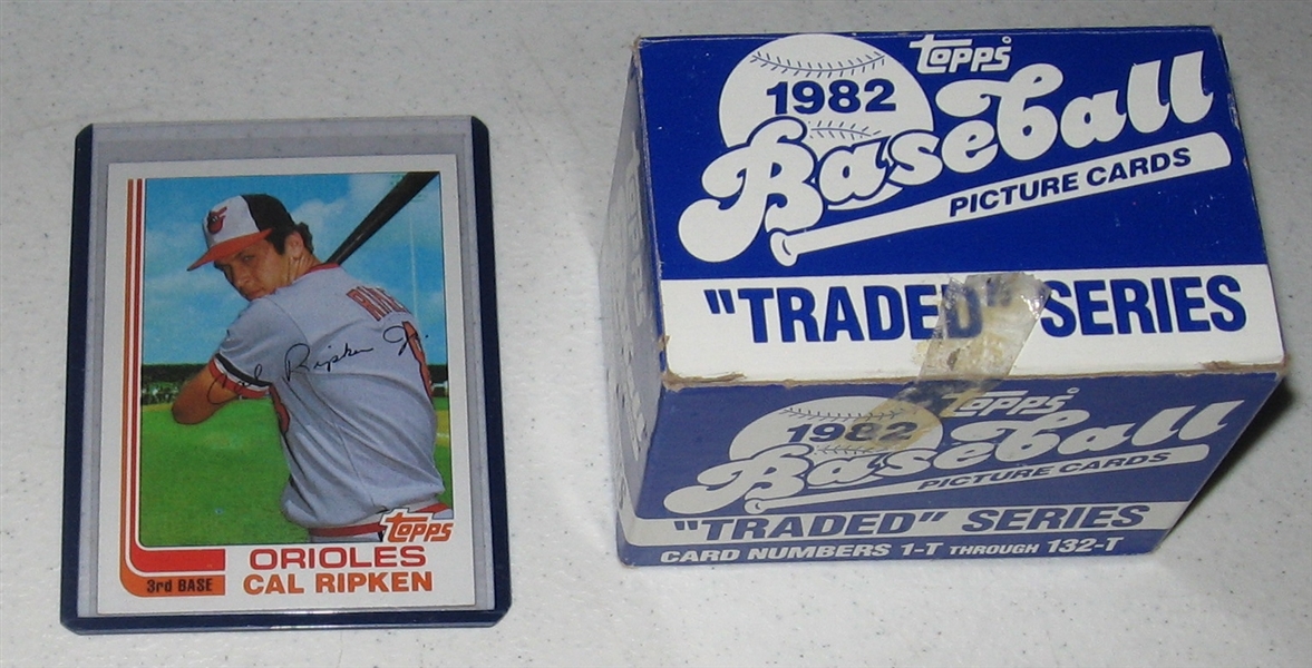 1982 Topps Traded Complete Set W/ Ripken *Rookie*
