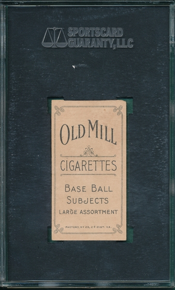 1909-1911 T206 Kelley Old Mill Cigarettes SGC 45