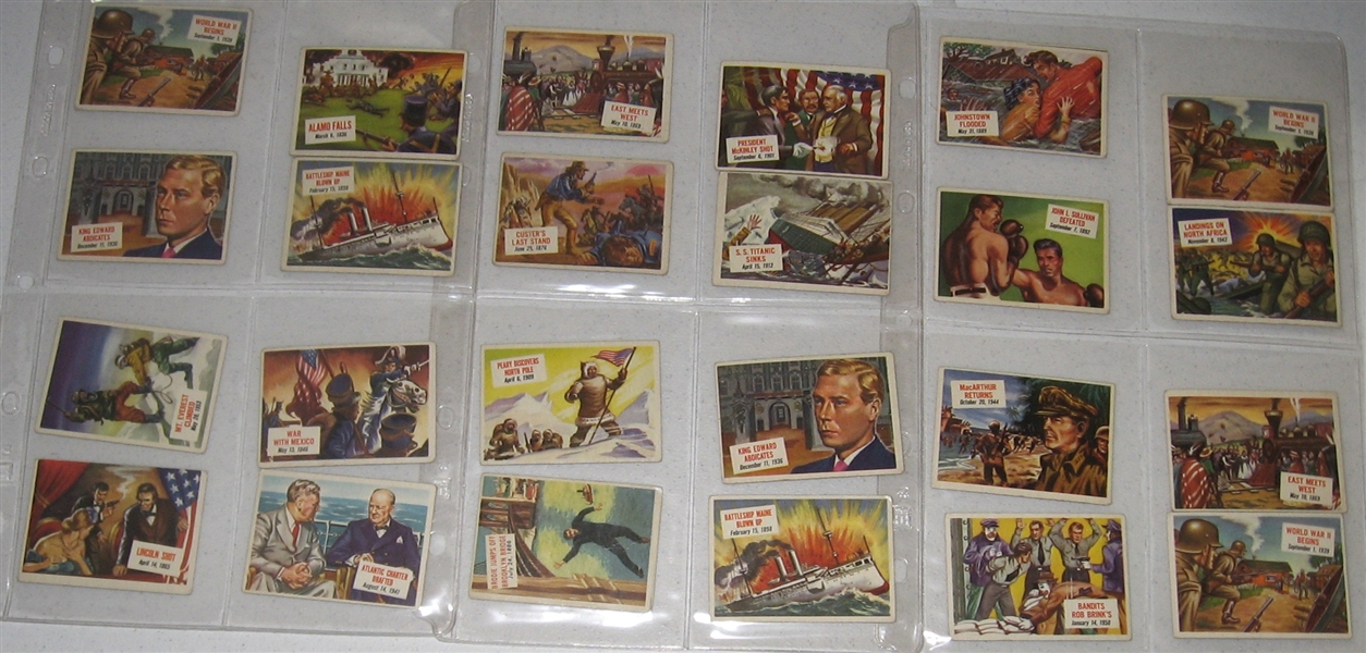 1954 Topps Scoop Lot of (86) W/ Louis & Dempsey