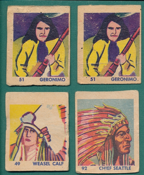 1930s R185 Western Lot of (28) W/ (2) Geronimo