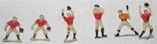 1950s Gum Machine Baseball Player Figurines Lot of (39)