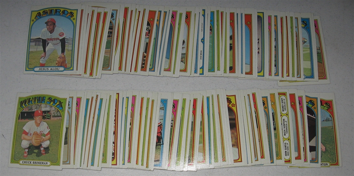 1972 Topps Lot of (108) High numbers W/ #751 Steve Carlton, Traded