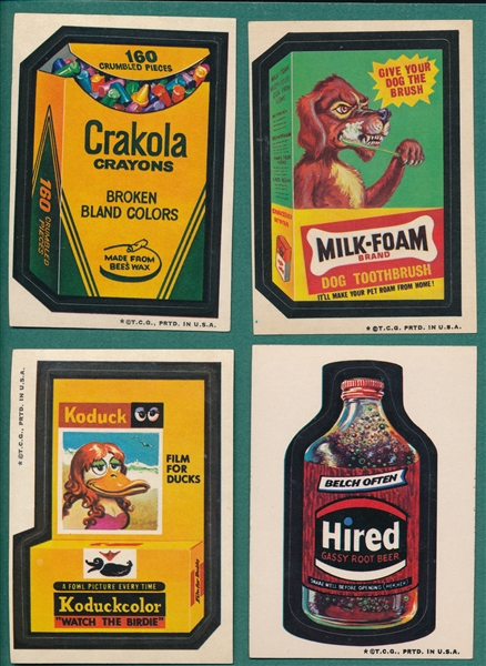 1970s Topps Wacky Packages Lot of (44) W/ Beanball *Tan Backs*