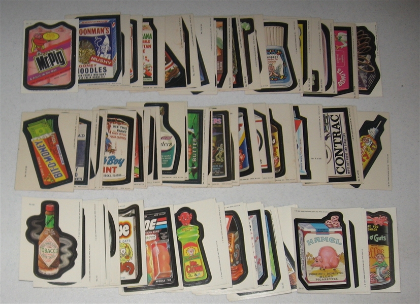 1979-85 Topps Wacky Packages Lot of (90) W/ Beastball