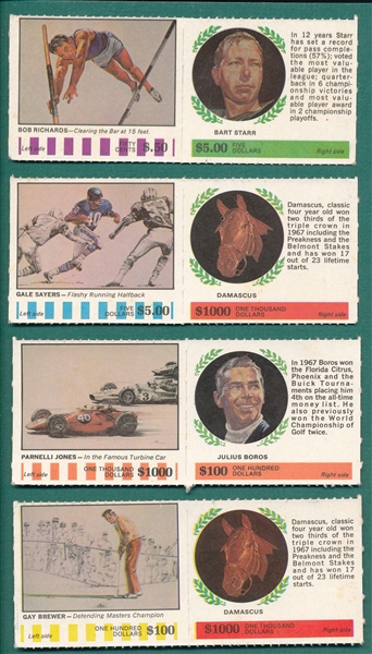 1968 American Oil Lot of (4) W/ Starr & Sayers