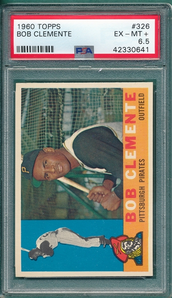 1960 Topps #326 Bob Clemente PSA 6.5