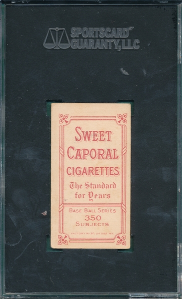 1909-1911 T206 Griffith, Portrait, Sweet Caporal Cigarettes SGC 55
