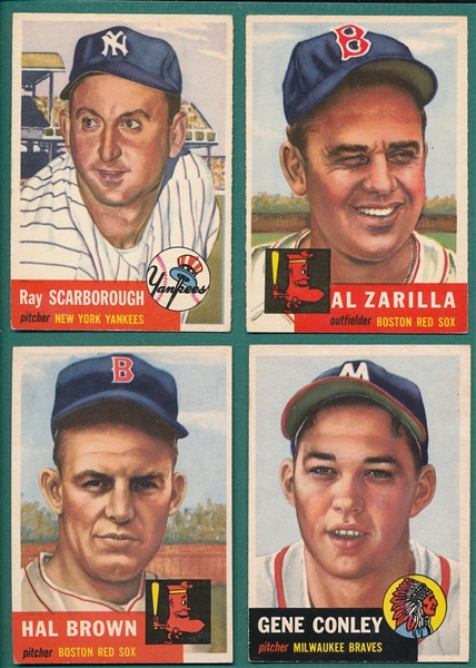 1953 Topps Lot of (22) W/ #181 Zarilla
