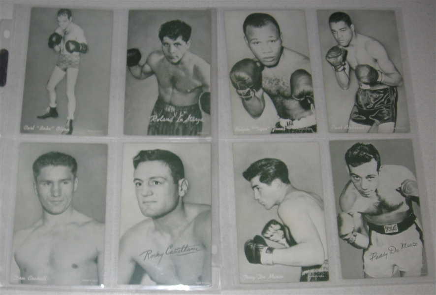 1948-52 Exhibits Boxing Complete Set (32) 