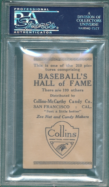 1917 Collins-McCarthy Harry Harper PSA 1