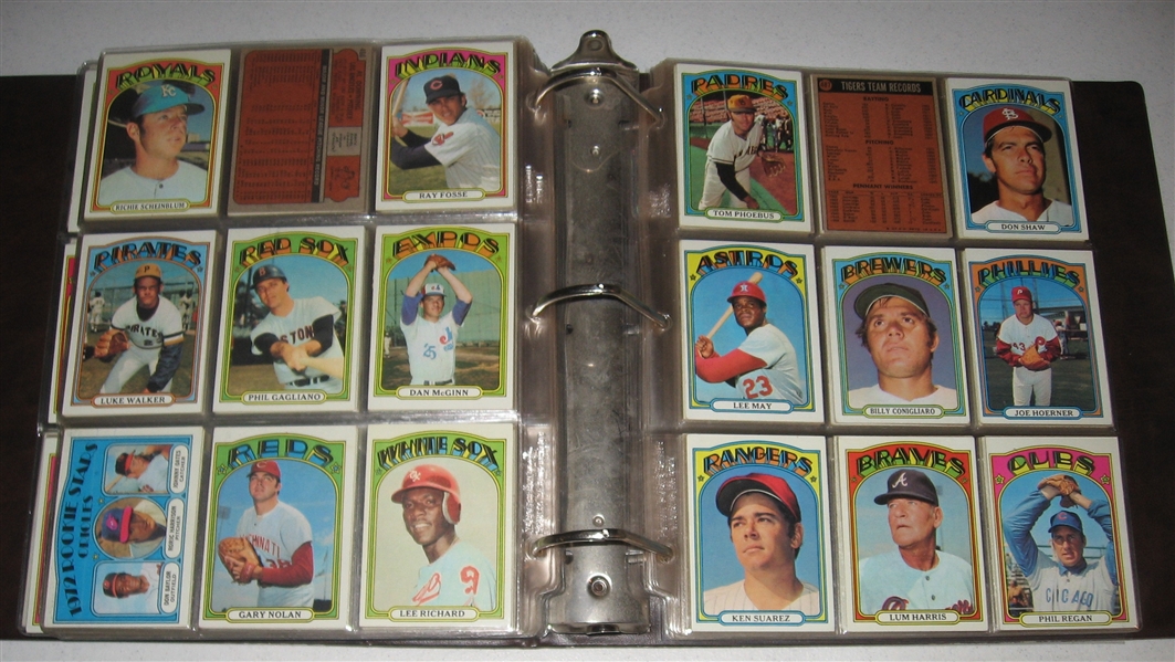 1972 Topps Partial Set (550) W/ Clemente, Ryan & Fisk, Rookie