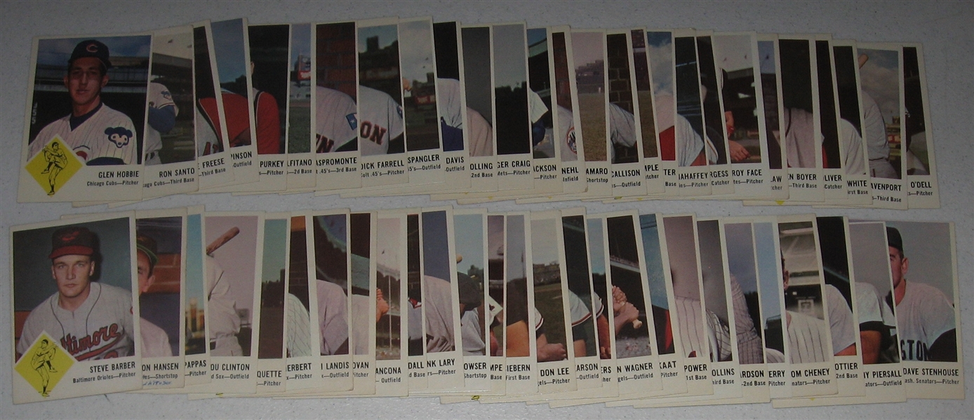 1963 Fleer Baseball Complete Set (66)