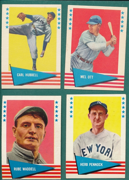 1961 Fleer Baseball Greats Lot of (83)