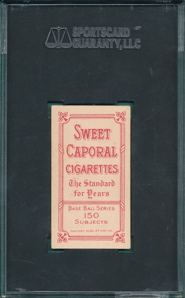 1909-1911 T206 Griffith, Portrait, Sweet Caporal Cigarettes SGC 50 *Factory 25*