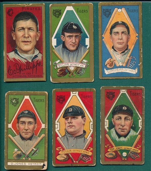 1911 T205 Lot of (6) W/ Phillippe