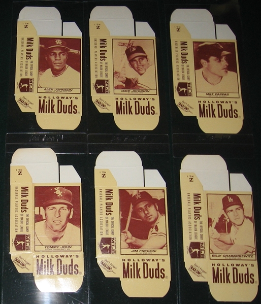 1971 Milk Duds Lot of (9) Complete Boxes W/ Jenkins & McCovey