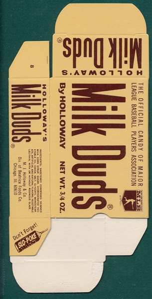 1971 Milk Duds Roberto Clemente, Complete Box