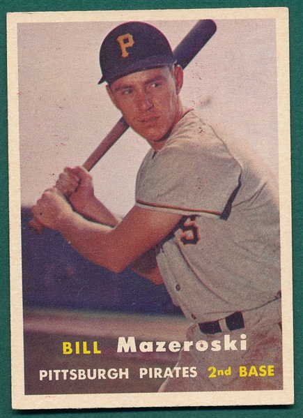 1957 Topps #24 Bill Mazeroski *Rookie*