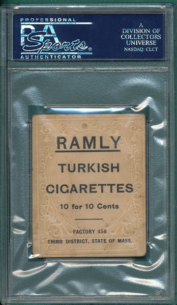 1909 T204 P. J. Moran, Oval Frame, Ramly Cigarettes PSA 3
