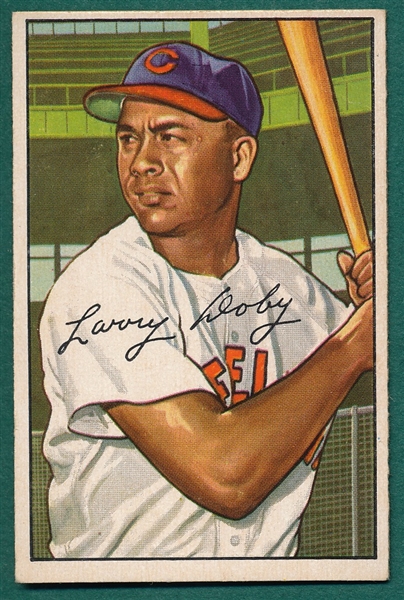 1952 Bowman #115 Larry Doby 