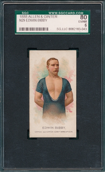 1888 N29 Edwin Bibby Allen & Ginter Cigarettes SGC 80