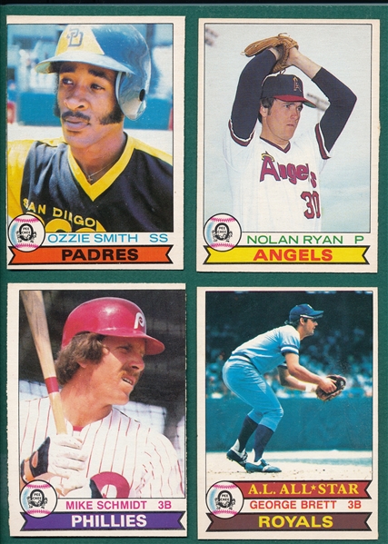 1979 O-Pee-Chee Baseball Complete Set (374) W/ Ozzie Smith, Rookie