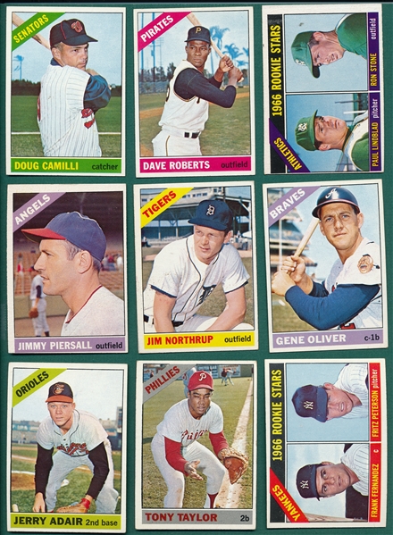 1966 Topps Lot of (25) High Numbers W/ Short Prints
