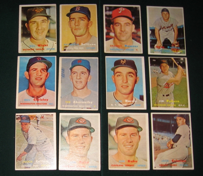 1957 Topps Lot of (118) W/ Banks