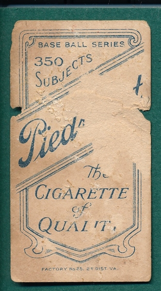 1909-1911 T206 Collins, Jimmy Piedmont Cigarettes *Color Variation*