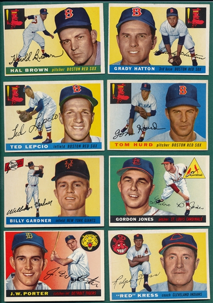 1955 Topps Lot of (36) W/ #140 Parnell