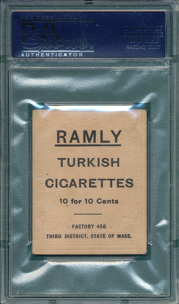 1909 T204 Fred Beebe Ramly Cigarettes PSA 4