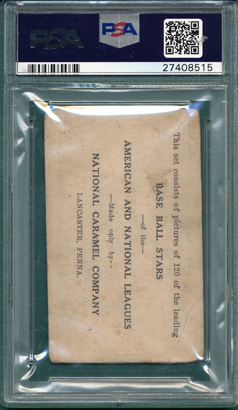 1921 E220 Eddie Collins National Caramel PSA 1.5