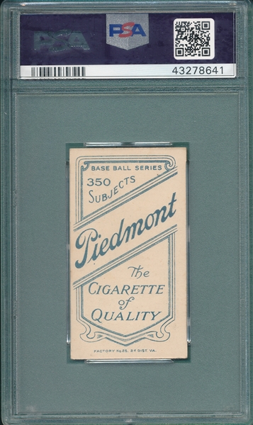 1909-1911 T206 Knabe Piedmont Cigarettes PSA 1.5