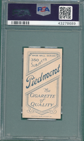 1909-1911 T206 McLean Piedmont Cigarettes PSA Authentic