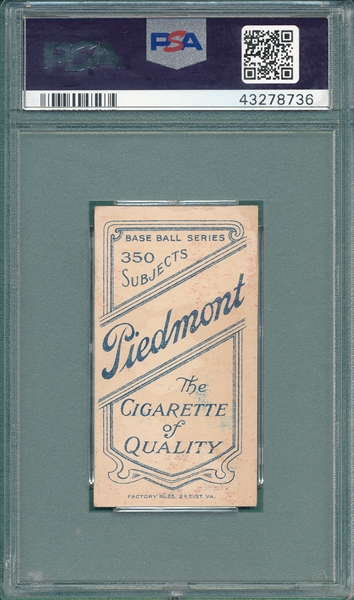 1909-1911 T206 Phelan Piedmont Cigarettes PSA Authentic