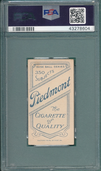 1909-1911 T206 Hart, Bill, Piedmont Cigarettes PSA 3 *Southern League*