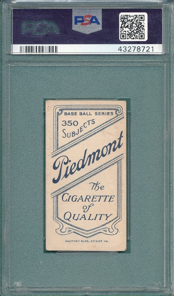 1909-1911 T206 Orth Piedmont Cigarettes PSA 4 *Southern League*
