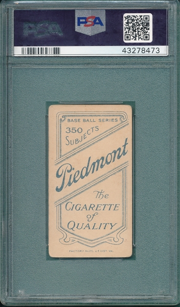 1909-1911 T206 Barger Piedmont Cigarettes PSA 2 