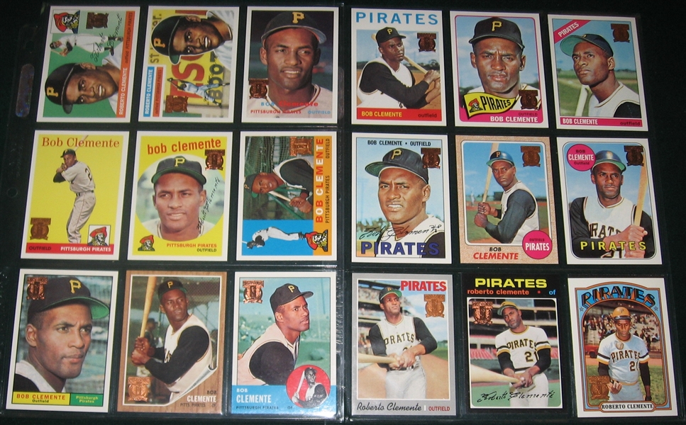 1996-99 Topps Aaron, Ryan, Clemente & Mays Commemorative Sets