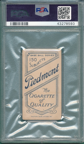 1909-1911 T206 Gilbert Piedmont Cigarettes PSA 2 