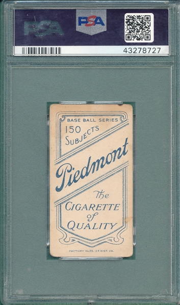 1909-1911 T206 Parent Piedmont Cigarettes PSA 2 