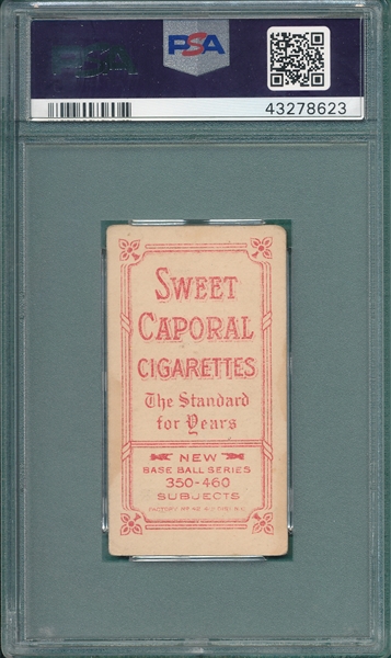1909-1911 T206 Hummel Sweet Caporal Cigarettes PSA 3
