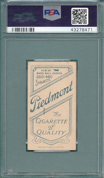 1909-1911 T206 Ball, Cleveland, Piedmont Cigarettes PSA 4 (MC)