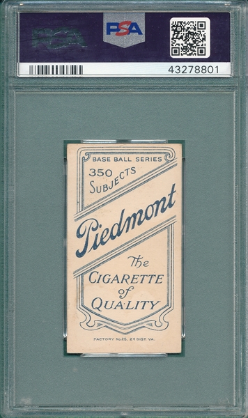 1909-1911 T206 Stephens Piedmont Cigarettes PSA 4.5